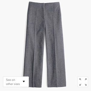 J crew collection cropped trouser